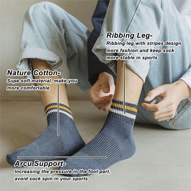 Ankle Men Classic Stripe Socks